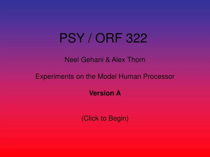 psy orf 322