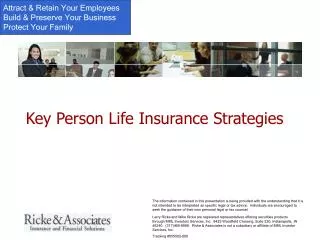 Key Person Life Insurance Strategies