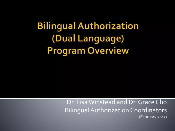 dr lisa winstead and dr grace cho bilingual authorization coordinators february 2013