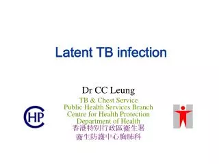 Latent TB infection