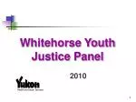 Whitehorse Youth Justice Panel - slide 1