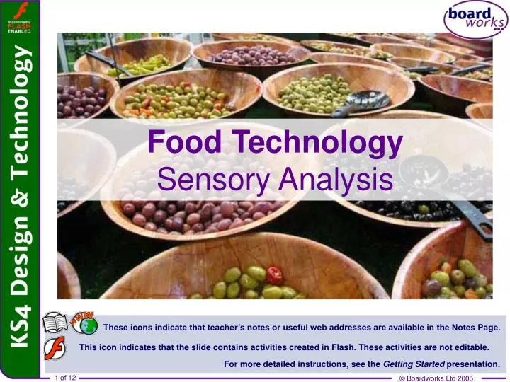 food technology sensory analysis