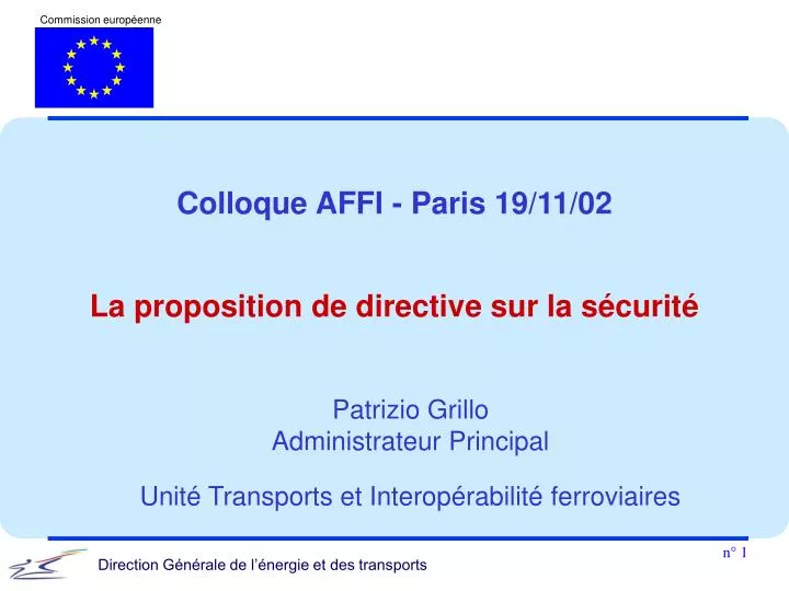 colloque affi paris 19 11 02 la proposition de directive sur la s curit