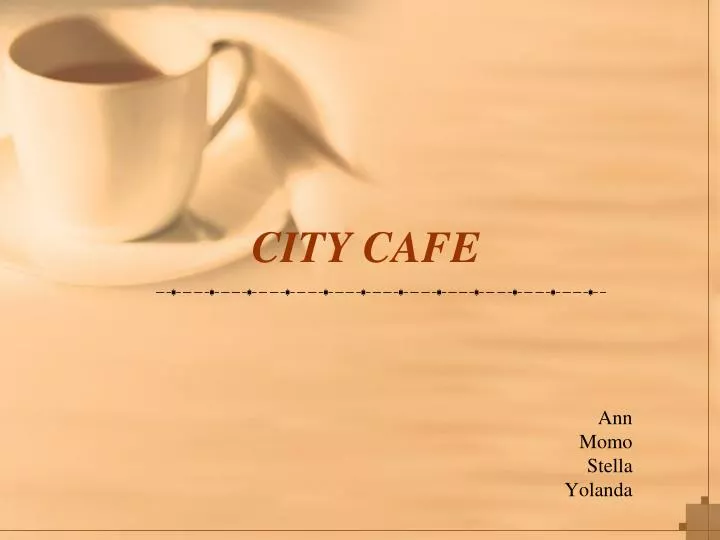 city cafe
