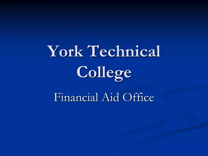 york technical college
