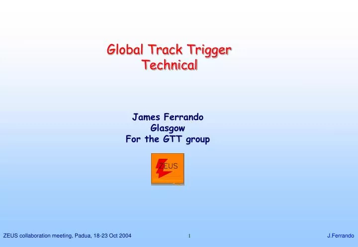 global track trigger technical