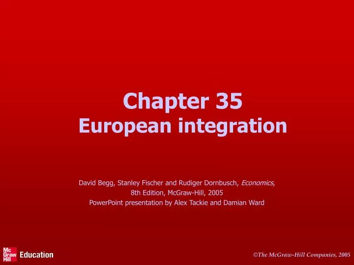 chapter 35 european integration