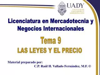 Licenciatura en Mercadotecnia y Negocios Internacionales