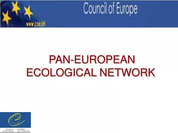 pan european ecological network