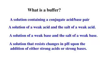 What is a buffer?