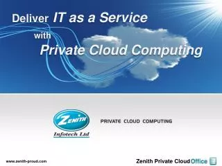 Deliver IT as a Service with Private Cloud Computing