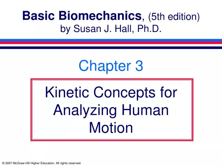 basic biomechanics 5th edition by susan j hall ph d