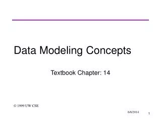 Data Modeling Concepts