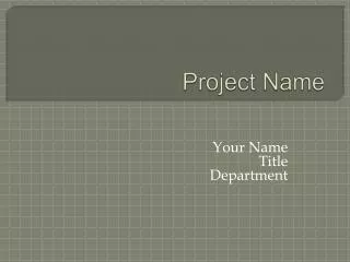 project name