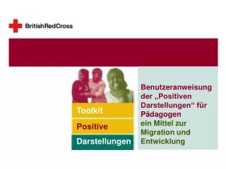 Benutzeranweisung der „Positiven Darstellungen“ für Pädagogen ein Mittel zur Migration und Entwicklung
