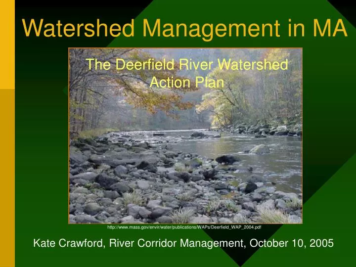 watershed management in ma