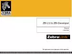 ZBI 2.0 & ZBI-Developer