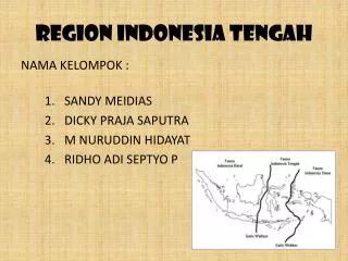 REGION INDONESIA TENGAH