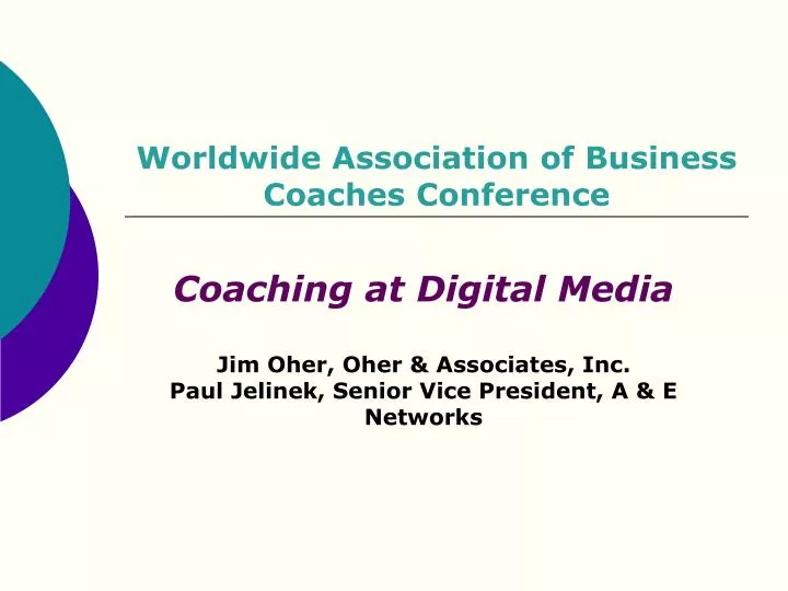 worldwide association of business coaches conference
