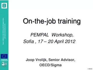 Joop Vrolijk, Senior Advisor, OECD/Sigma