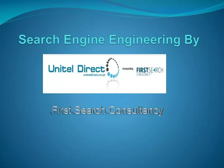 search engine engineering by