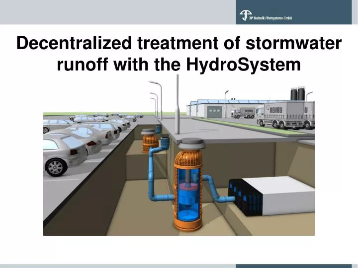 decentralized treatment of stormwater runoff with the hydrosystem