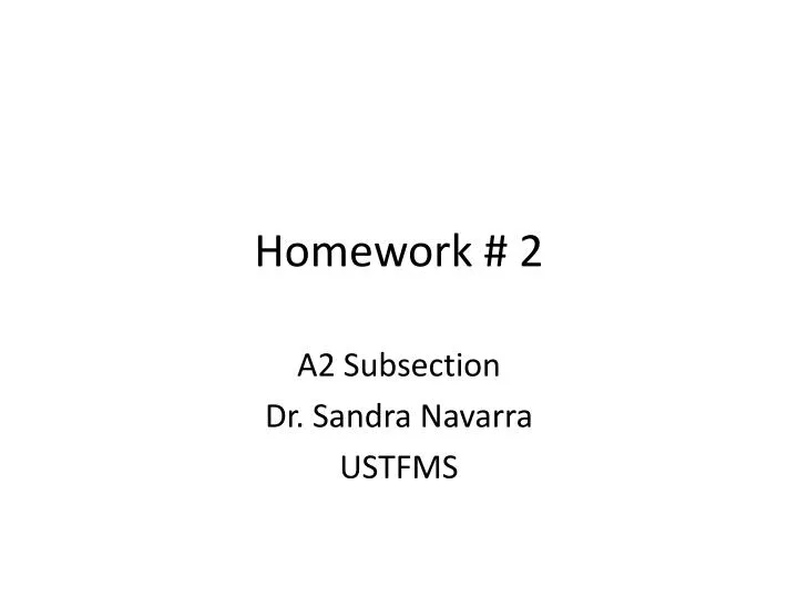 homework 2