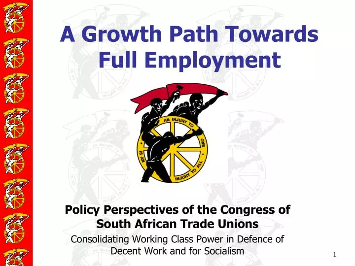 a growth path towards full employment