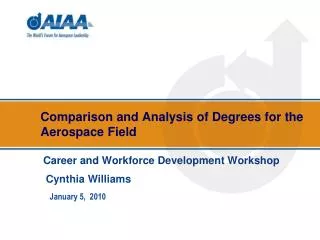 Comparison and Analysis of Degrees for the Aerospace Field