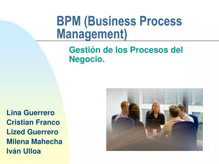 bpm business process management