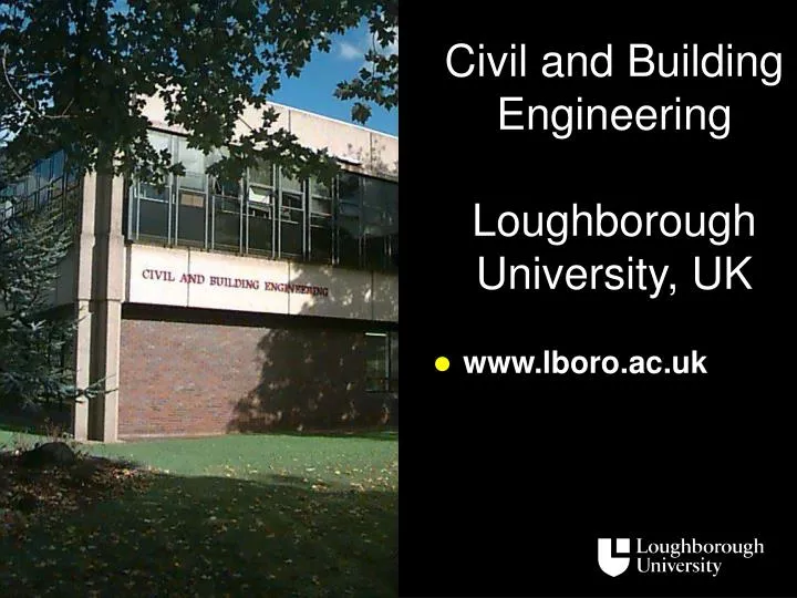 civil and building engineering loughborough university uk