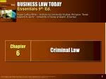 Criminal Law - slide 1
