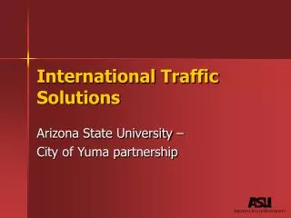 International Traffic Solutions