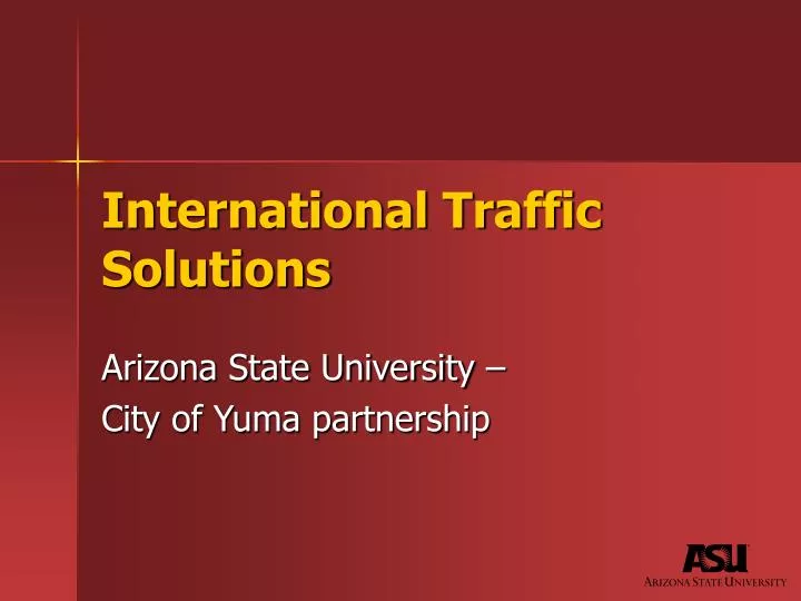 international traffic solutions