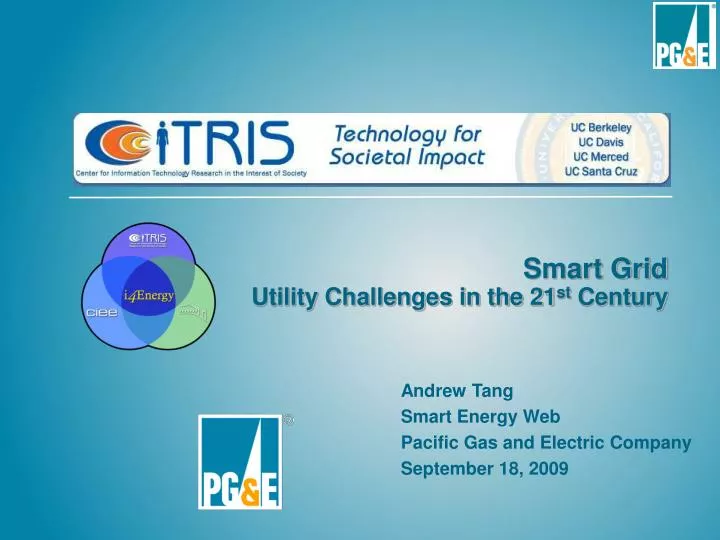 smart grid utility challenges in the 21 st century