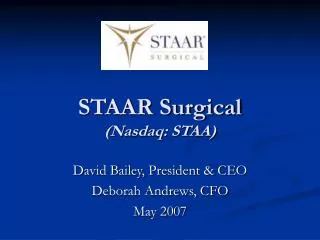 STAAR Surgical (Nasdaq: STAA)