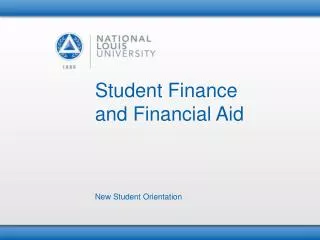 Student Finance and Financial Aid