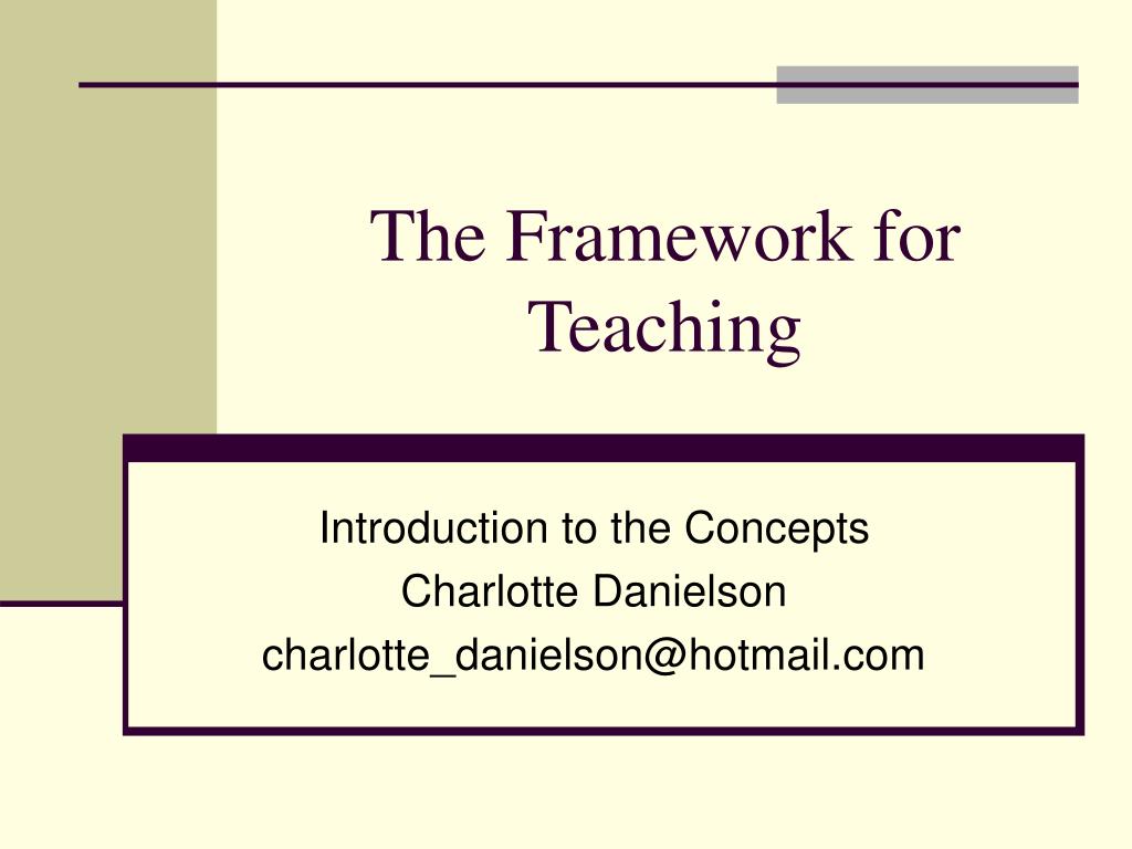 PPT - The Framework for Teaching PowerPoint Presentation, free download ...