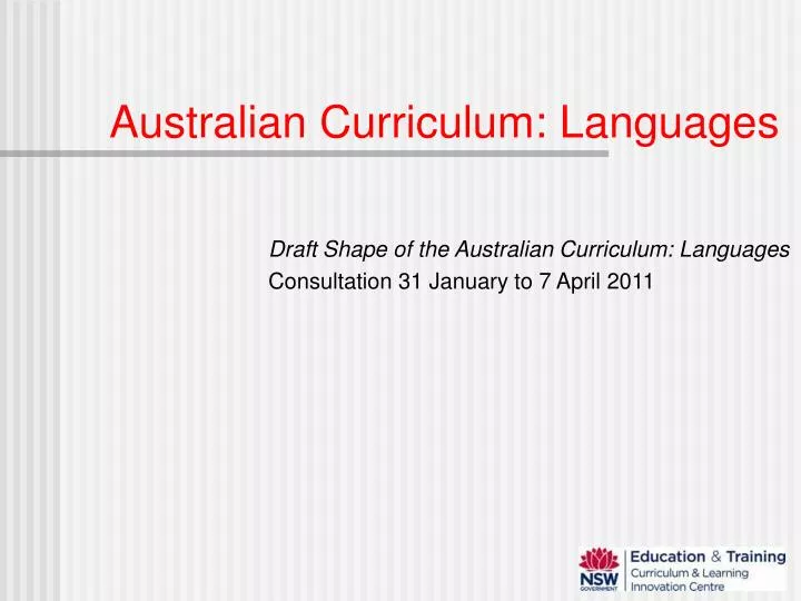 australian curriculum languages