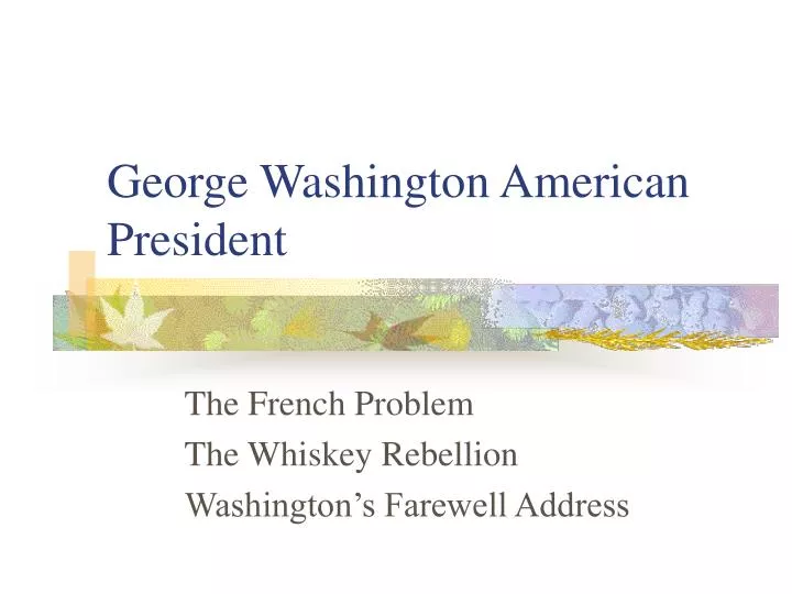 george washington american president