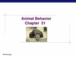 Animal Behavior Chapter 51