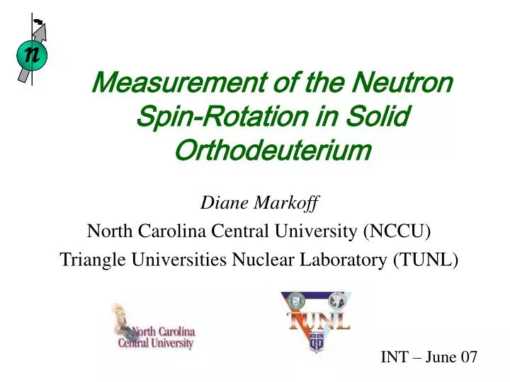 measurement of the neutron spin rotation in solid orthodeuterium