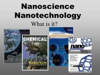 Nanoscience Nanotechnology