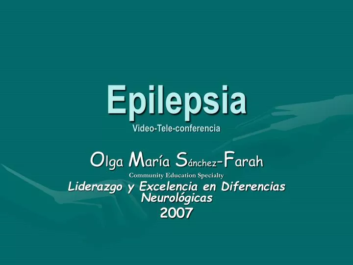 epilepsia video tele conferencia