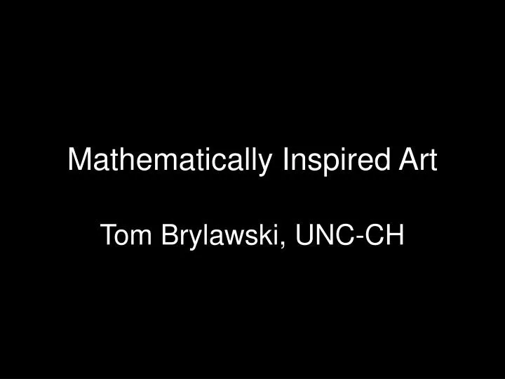 mathematically inspired art