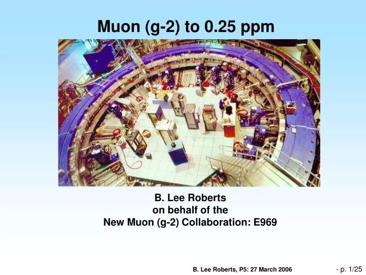 muon g 2 to 0 25 ppm