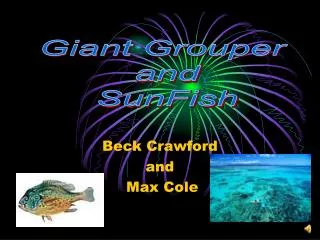 Beck Crawford and Max Cole
