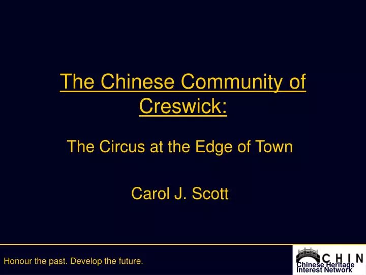 the chinese community of creswick