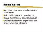 Triadic Colors - slide 1