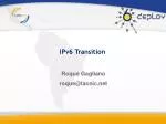 IPv6 Transition - slide 1
